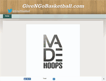 Tablet Screenshot of givengobasketball.com